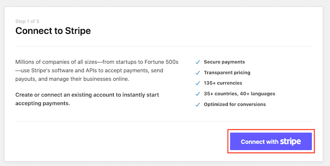 Connecting WP Simple Pay to Stripe