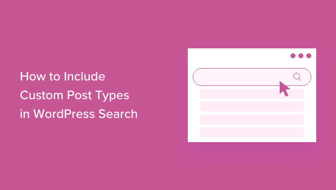 How to include custom post types in WordPress search
